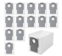 BUCOMTU 14 sacchetti per la polvere per accessori aspirapolvere robot per Roborock Saros 10R/Saros 10/Q Revo/Qrevo Pro/Qrevo MaxV/S8 MaxV Ultra/Qrevo Master/Qrevo Slim/Qrevo Curv