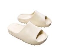 BUCROS Pantofole da Uomo Slide Maschi Slipisti Flip Flip Estivi Man Cloud Indoor Slippista Eva House Scarpe da Donna Sandali da Spiaggia-Beige(3.5Cm),42-43(25.5-26Cm)