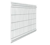 BUD - 3 Pezzi di Pannello rigido recinzione modulare rete plastificata filo Ø 5 mm colore verde RAL6005 (H 103x250 cm)