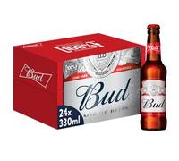 Bud, Birra Bottiglia - Pacco da 24x33cl
