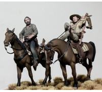 bud spencer and terence hill in 54 mm unpainted model kit