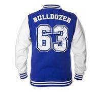 Bud Spencer, Bulldozer 63 College, giacca da uomo (blu), Blu, XL
