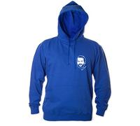 Bud Spencer Felpa con cappuccio da uomo Bulldozer 63 (blu), Blu, S