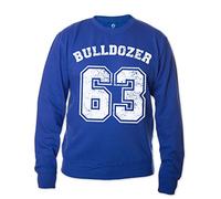 Bud Spencer Felpa da uomo Bulldozer 63 (blu)