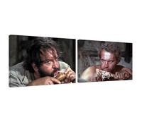 Bud Spencer - Halleluja Dinner/Continuavano a chiamarlo Trinità - Set-Tele (2 x 75 x 50 cm)