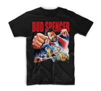 Bud Spencer Maglietta ufficiale del bomber, Nero , L