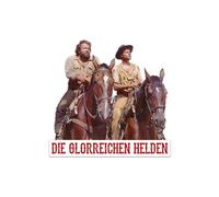 Bud Spencer & Terence Hill 3D Tin Sign Die glorreichen Helden 45 x 45 cm