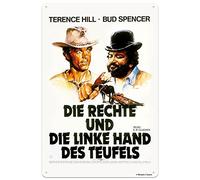 Bud Spencer & Terence Hill Blechschild Rechte und ACC NUOVO