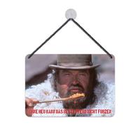Bud Spencer Tin Sign Bohnen 16,5 X 11,5 Cm Blechwaren Fabrik Braunschweig