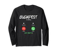 Budapest Chiama e Devo Andare in Ungheria in Viaggio Maglia a Manica