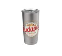 Budapest Design Ungheria Souvenir vintage del Parlamento Bicchiere termico in acciaio inox doppia parete