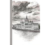 Budapest Hungary Travel Journal: A lined 6x9 notebook to write about your travels to central Europe