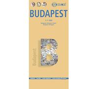 Budapest. Map 1:11 000: Einzelkarten: Budapest 1:11 000, Budapest & Region 1:400 000, Margaret Island 1:11 000, Public Transportation Budapest, Hungary administrative & time zones