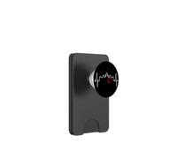 Budapest Skyline Battito del Cuore Ungheria Amo Budapest PopSockets PopWallet per MagSafe