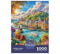 Budapest_ Ungheria Puzzle 1000 Pezzi, Jigsaw Puzzle Ad Alta Difficoltà Regali Per Adulti E Adolescenti, Home Giochi 38x26cm/1000pcs