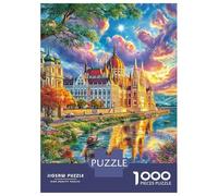 Budapest_ Ungheria Puzzle 1000 Pezzi, Jigsaw Puzzle Difficili Per Adulti E Ragazzi Dai 14 Anni in Su, Home Giochi Puzzle 38x26cm/1000pcs