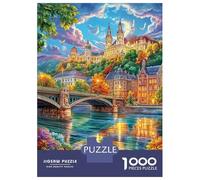 Budapest_ Ungheria Puzzle 1000 Pezzi, Jigsaw Puzzle Per Adulti E Ragazzi Dai 14 Anni in Su, Giochi Stimolanti Per Tutta La Famiglia 38x26cm/1000pcs