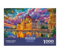 Budapest_ Ungheria Puzzle 1000 Pezzi, Jigsaw Puzzle Per Adulti E Ragazzi Dai 14 Anni in Su, Gioco Di Puzzle 38x26cm/1000pcs