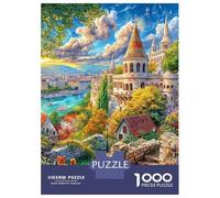 Budapest_ Ungheria Puzzle 1000 Pezzi, Jigsaw Puzzle Per Adulti E Ragazzi Dai 14 Anni in Su, Gioco Di Puzzle 70x50cm/1000pcs