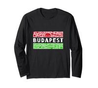 Budapest Ungheria Simboli E Monumenti Viaggio Souvenir Maglia a Manica