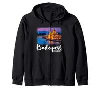 Budapest Ungheria Souvenir Budapest Felpa con Cappuccio