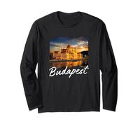 Budapest Ungheria Souvenir Budapest Maglia a Manica