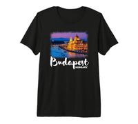 Budapest Ungheria Souvenir Budapest Maglietta Premium