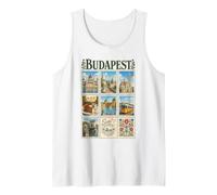 Budapest Ungheria Viaggi Patrimonio Ungherese Vintage Vacanza Canotta