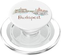 Budapest Ungheria Viaggio Souvenir Storico Città Panorama Regalo PopSockets PopGrip per MagSafe