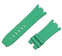 BUDAY 28 millimetri natura fluoro gomma silicone Cinturino Per AP cinturino per Audemars e Piguet belt15703 15710 15706, 28mm gold buckle