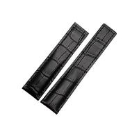 BUDAY Cinturino in vera pelle 19mm 20mm 22m Per Tag Heuer Cinturino da polso da uomo Accessori per cinturino in pelle fibbia pieghevole cinturino in pelle, 20mm, Agata