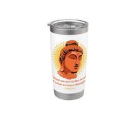 Budda citazione spirituale buddismo Bicchiere termico in acciaio inox doppia parete