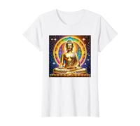 Budda Maglietta con Stampa Grafica Economica