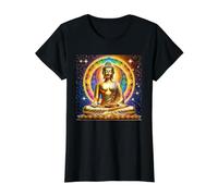 Budda Maglietta con Stampa Grafica Economica, Donna, Nero, L