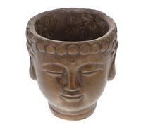Buddha artistico testa di cemento pianta cemento cemento pentola di fiore