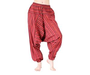 BUDDHA arts&more - Pantaloni - Harem - Donna Rot Taglia unica