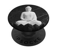 Buddha astratto in fiore di loto buddismo spirituale buddista PopSockets PopGrip Adesivo