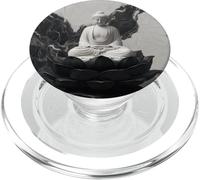 Buddha astratto in fiore di loto buddismo spirituale buddista PopSockets PopGrip per MagSafe