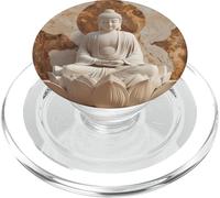 Buddha astratto in fiore di loto buddismo spirituale buddista PopSockets PopGrip per MagSafe