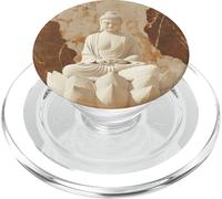 Buddha astratto in fiore di loto buddismo spirituale buddista PopSockets PopGrip per MagSafe