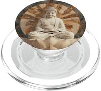 Buddha astratto in fiore di loto buddismo spirituale buddista PopSockets PopGrip per MagSafe