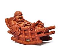 Buddha Che Ride per Denaro ricchezza buona Fortuna Statua Scultura Statua in Resina Ornamenti prosperità Regalo Decorazione Arredamento