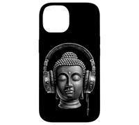 Buddha con Cuffie Mindfulness Musica Boho Zen Buddhismo Custodia per iPhone 14