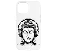 Buddha con Cuffie Mindfulness Musica Boho Zen Buddhismo Custodia per iPhone 15