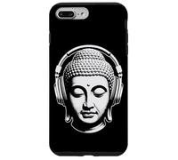 Buddha con Cuffie Mindfulness Musica Boho Zen Buddhismo Custodia per iPhone 7 Plus/8 Plus