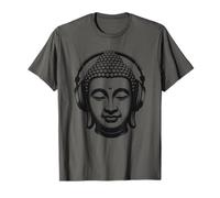 Buddha con Cuffie Mindfulness Musica Boho Zen Buddhismo Maglietta