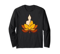 Buddha Consapevolezza Buddista Gautama Buddismo Amorevole Gentilezza Maglia a Manica