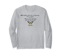 Buddha Farfalla Maglia a Manica