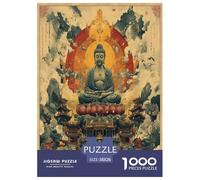 Buddha Jigsaw Puzzle Impossibili 1000 Pezzi Decorazione Per La Casa. Giochi Rilassamento E Intelligence Per Adulti E Bambini Da 12 Anni 38x26cm/1000pcs