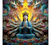 Buddha Jigsaw Puzzle Impossible 1000Pcs Decorazione per la casa. Rilassamento e Intelletto per adulti e ragazzi da 14 anni 38x26/1000pcs